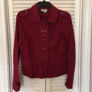 Red jacket